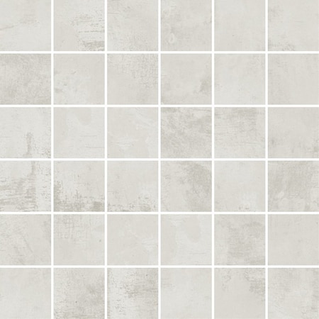 Apollo Tile Aureate 11.71inx11.71in Natural White Dove Porcelain Mosaic Wall and Floor Tile 7.62 sqft/case, 8PK ROC88WHTMOSA